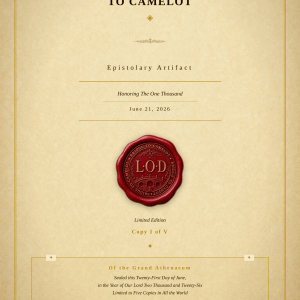The Bridge to Camelot: Honoring the One thousand
